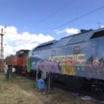 Klottersanering av tåg i Kil som kontoret i Karlstad har utfört