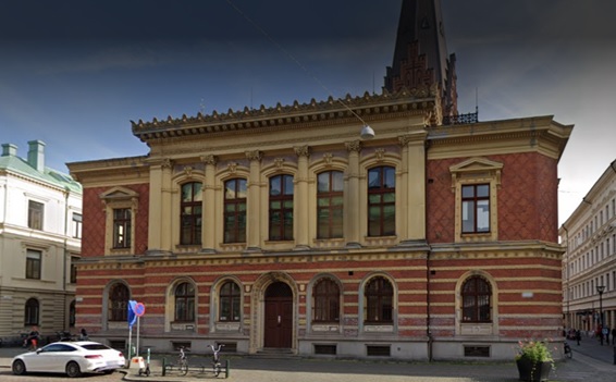 klottersanering i Malmö av riksbankshuset