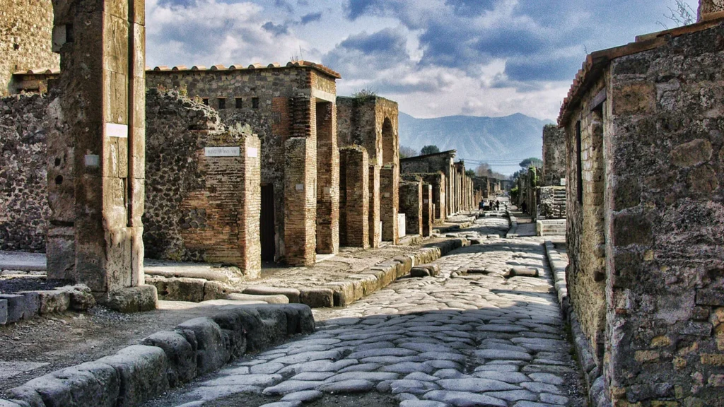 bild på pompeij